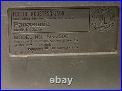 Panasonic SG-J500 AM FM Radio Cassette Record Player Boombox Portable Works