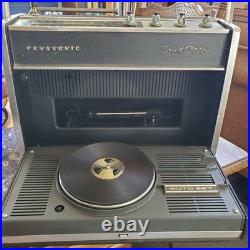 Panasonic Vintage Portable AM/FM Radio Phonograph Record Player SG-610 Works