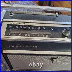 Panasonic Vintage Portable AM/FM Radio Phonograph Record Player SG-610 Works