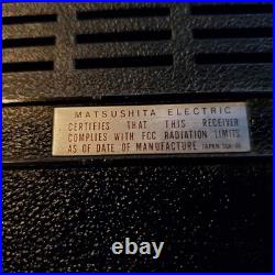 Panasonic Vintage Portable AM/FM Radio Phonograph Record Player SG-610 Works