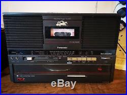Panasonic retro music system SG-J555L boombox with record player 12v & mains