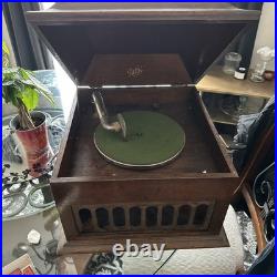 Pathe Phonograph Record Player Portable Table Top Style
