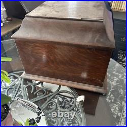 Pathe Phonograph Record Player Portable Table Top Style