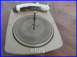 Perpetuum Ebner turntable Phonograph Record Player changer from console cabinet