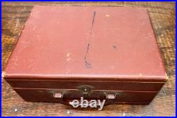 Philco C-1332-121 Portable Suitcase 3 Speed Tube Phonograph Record Player AS IS
