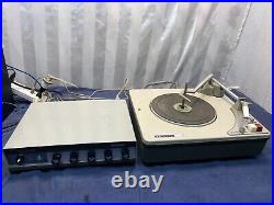 Philips RARE AG1125 Turntable Vinyl Record Player & AG9016 Tube Amplifier 2 Watt