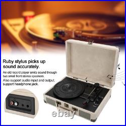 Phonograph BT 5.0 Turntable 33/45/78 RPM Vinyl Record Player 100-240V Phonograph BT 5.0 Turntable 33/45/78 RPM Vinyl Record Player 100-240V