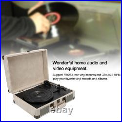 Phonograph BT 5.0 Turntable 33/45/78 RPM Vinyl Record Player 100-240V Phonograph BT 5.0 Turntable 33/45/78 RPM Vinyl Record Player 100-240V