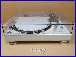 Pioneer DJ PLX-500 Direct Drive Turntable Record Player White Spares Or Repairs