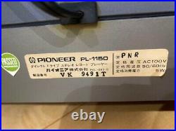 Pioneer PL-1150 Direct Drive Turntable Record Player USED