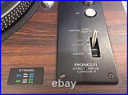 Pioneer PL-1200 Direct Drive Record Player DC Servo F/S Operation Confirmed