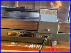 Pioneer PL-1200 Direct Drive Turntable Record Player Vintage Wood Base Used Pioneer PL-1200 Direct Drive Turntable Record Player Vintage Wood Base Used