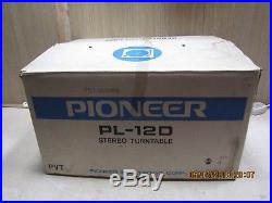 Pioneer PL-12D stereo vintage turntable record player boxed superb 2