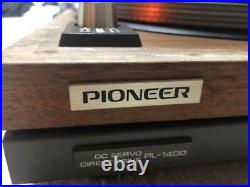 Pioneer PL-1400 Direct Drive Analog Record Player Turntable Stereo Audio JPN F/S