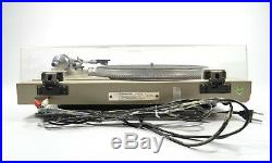 Pioneer PL-518 Turntable Record Player With Dustcover & Shure 75 Cartridge Works