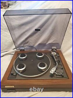 Pioneer PL-A45D Vintage Turntable Record Player Full Auto Wood Grain Stabilizers