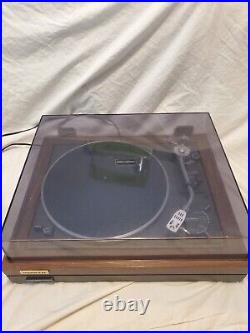 Pioneer PL-A45D Vintage Turntable Record Player Full Auto Wood Grain Stabilizers