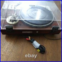 Pioneer PL-A500 Turntable Record Player Direct Drive Automatic Wood With Hood Used