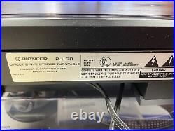 Pioneer PL-L70 Linear Tracking Direct Drive Automatic TT Record Player Tested