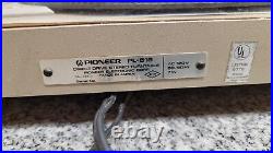 Pioneer Pl-518 Direct Drive Automatic Return Turntable Record Player a-x