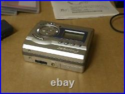 Pioneer Portable Minidisc Player Recorder PMD-R55-S w MDs BOXED RARE