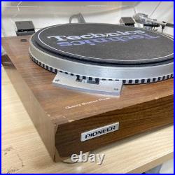 Pioneer XL-1550 Direct Drive Stereo Record Player Wood JP Operation Confirmed Pioneer XL-1550 Direct Drive Stereo Record Player Wood JP Operation Confirmed