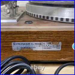 Pioneer XL-1550 Direct Drive Stereo Record Player Wood JP Operation Confirmed Pioneer XL-1550 Direct Drive Stereo Record Player Wood JP Operation Confirmed