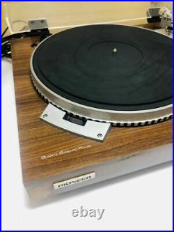 Pioneer XL-1550 Turntable Direct Drive Stereo Record Player Vintage Brown Japan