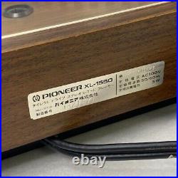 Pioneer XL-1550 Turntable Stereo Record Player Direct Drive Tested