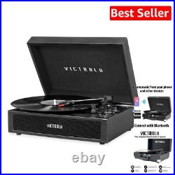 Portable Parker Record Player with Bluetooth Classic Design Meets Modern Music