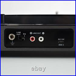 Professional Grade Turntable 2-Speed Record Player, Anti-Resonance Aluminum Plat Professional Grade Turntable 2-Speed Record Player, Anti-Resonance Aluminum Plat