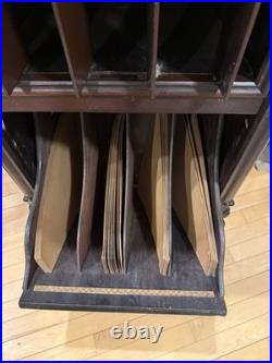 RARE Antique Columbia Grafonola PhonographFloor Cabinet Record PlayerPlug-In