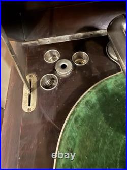 RARE Antique Columbia Grafonola PhonographFloor Cabinet Record PlayerPlug-In