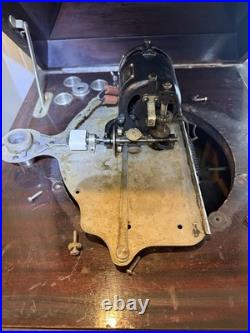 RARE Antique Columbia Grafonola PhonographFloor Cabinet Record PlayerPlug-In