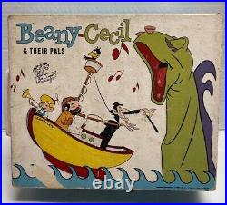 RARE! Beany and Cecil Child 2-Speed Portable Record Player Vanity Fair 1961