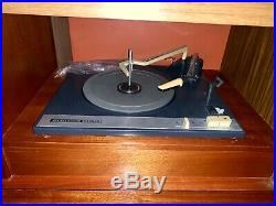 RARE Grundig Stereo Console Turntable Radio Mid Century Record Player Vintage