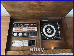 RARE Original 1968 Zenith Vintage Record Player Radio Console 1974