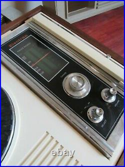 RARE RECORD PLAYER Vintage Electra Radio Corp P-801 am/fm portable RETRO MCM