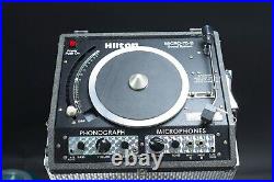RARE Turntable! -VINTAGE-Hilton Micro-75-B Sound System Great Condition-Working