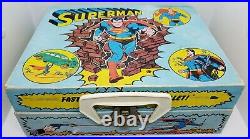 RARE Vintage 1978 Superman DC Comics Collector's Record Player Authentic Tested