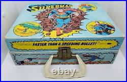 RARE Vintage 1978 Superman DC Comics Collector's Record Player Authentic Tested