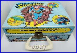 RARE Vintage 1978 Superman DC Comics Collector's Record Player Authentic Tested