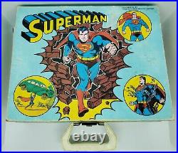 RARE Vintage 1978 Superman DC Comics Collector's Record Player Authentic Tested