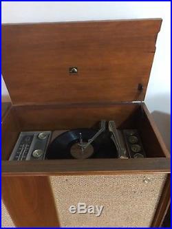 RCA Victor Orthophonic Mid Century High Fidelity Console Stereo Record Player
