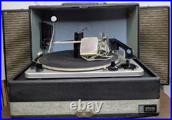 RCA Victor Portable Record Player 1964 Solid State VFP56E Turns On & Spins