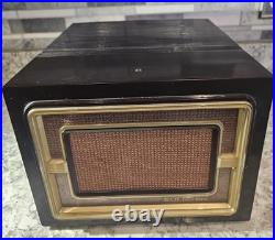 RCA Victor Victrola 45 RPM Record Player Powers On Strong Sound Turntable