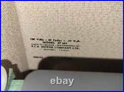 RCA Victor Victrola Portable Record Player Green Works Great