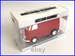 RECORD RUNNER Volkswagen Type2 RED Portable Record Player Japan F/S