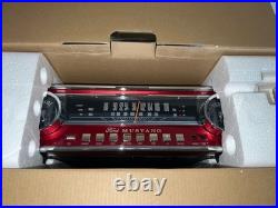 RETRO Ion Ford Mustang LP Turntable 4-in-1 Classic Car Record Player Radio, Red