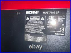 RETRO Ion Ford Mustang LP Turntable 4-in-1 Classic Car Record Player Radio, Red